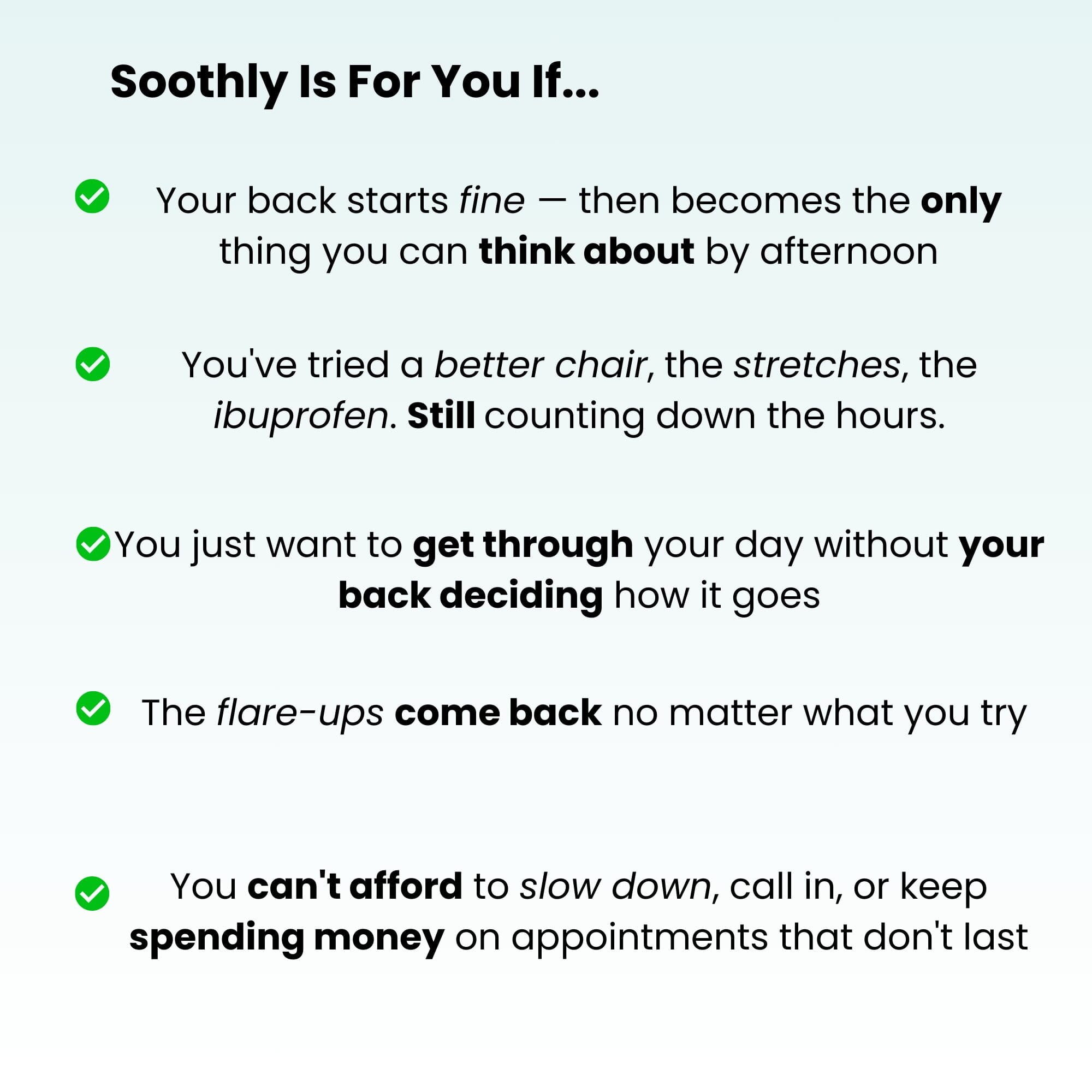 Soothly™ Lumbar Support Brace